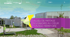 Desktop Screenshot of biovallee-lecampus.fr